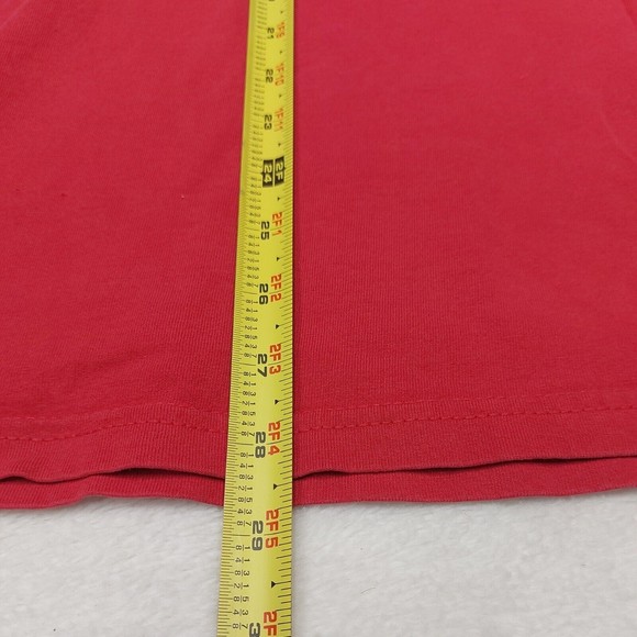 Vintage Jerzees 1998 Ohio State Buckeyes Size Large Scarlett & Gray T-Shirt - Picture 6 of 8